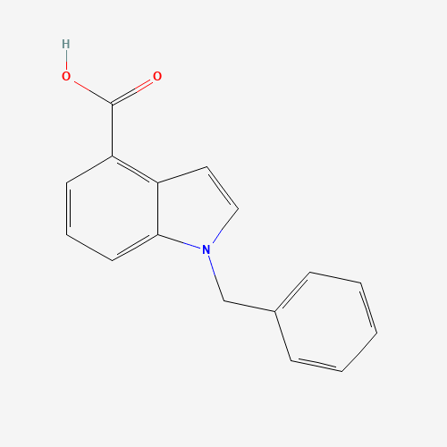 1-benzylindole-4-carboxylic acid (CAS: 860360-11-8) - Chemical Structure and Molecular Formula 