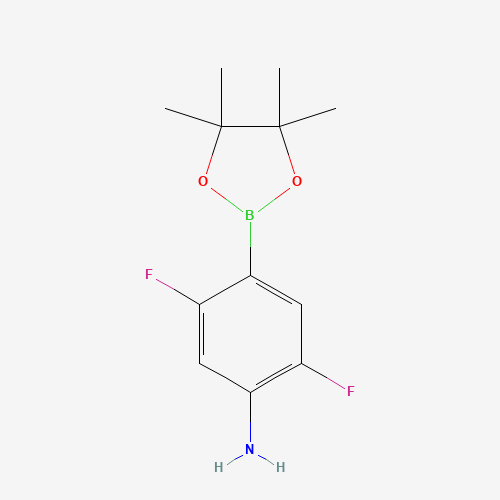 2,5-difluoro-4-(4,4,5,5-tetramethyl-1,3,2-dioxaborolan-2-yl)aniline (CAS: 939807-75-7) - Related Chemical Product