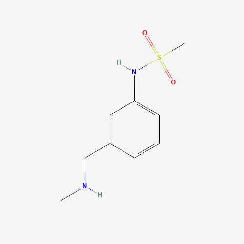 N-[3-(methylaminomethyl)phenyl]methanesulfonamide (CAS: 1154669-37-0) - Chemical Structure and Molecular Formula 