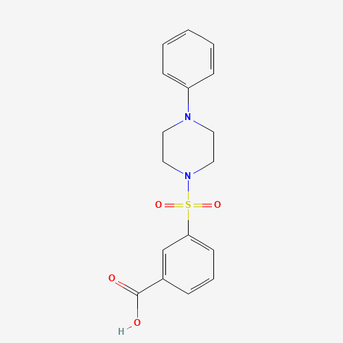 3-(4-phenylpiperazin-1-yl)sulfonylbenzoic acid (CAS: 329932-88-9) - Related Chemical Product