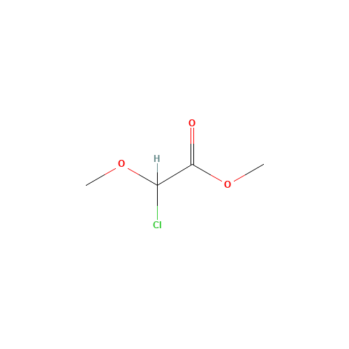 methyl 2-chloro-2-methoxyacetate (CAS: 13157-96-5) - Chemical Structure and Molecular Formula 