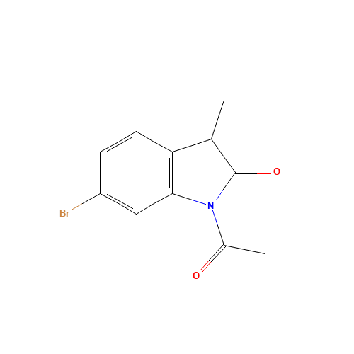 1-acetyl-6-bromo-3-methyl-3H-indol-2-one (CAS: 172426-15-2) - Related Chemical Product