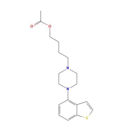 4-[4-(1-benzothiophen-4-yl)piperazin-1-yl]butyl acetate (CAS: 913614-14-9) - Related Chemical Product