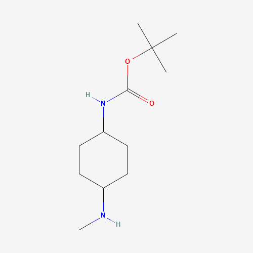 tert-butyl N-[4-(methylamino)cyclohexyl]carbamate (CAS: 919834-80-3) - Chemical Structure and Molecular Formula 