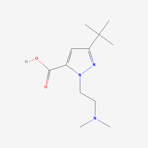 5-tert-butyl-2-[2-(dimethylamino)ethyl]pyrazole-3-carboxylic acid (CAS: 1012879-69-4) - Related Chemical Product