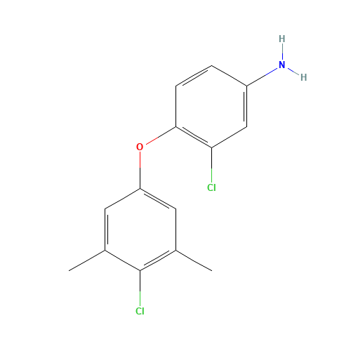 3-chloro-4-(4-chloro-3,5-dimethylphenoxy)aniline (CAS: 57688-36-5) - Related Chemical Product