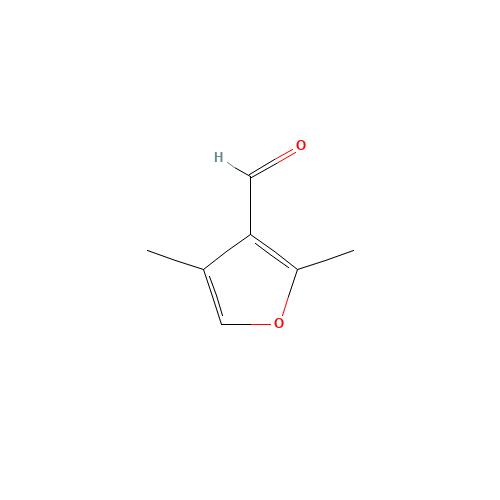 2,4-dimethylfuran-3-carbaldehyde (CAS: 75002-34-5) - Chemical Structure and Molecular Formula 