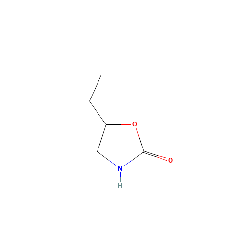 5-ethyl-1,3-oxazolidin-2-one (CAS: 25664-78-2) - Chemical Structure and Molecular Formula 