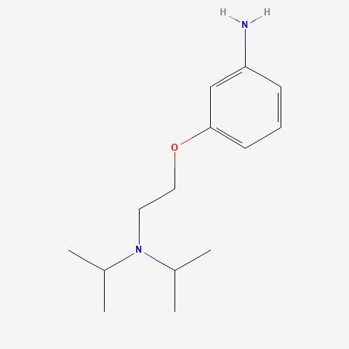 3-[2-[di(propan-2-yl)amino]ethoxy]aniline (CAS: 219785-44-1) - Related Chemical Product