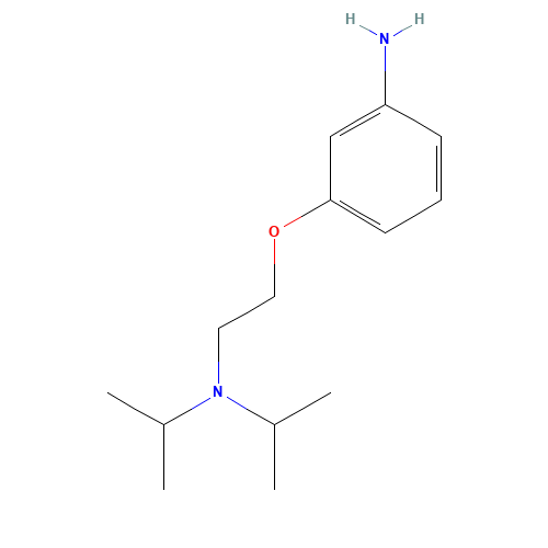 3-[2-[di(propan-2-yl)amino]ethoxy]aniline (CAS: 219785-44-1) - Related Chemical Product