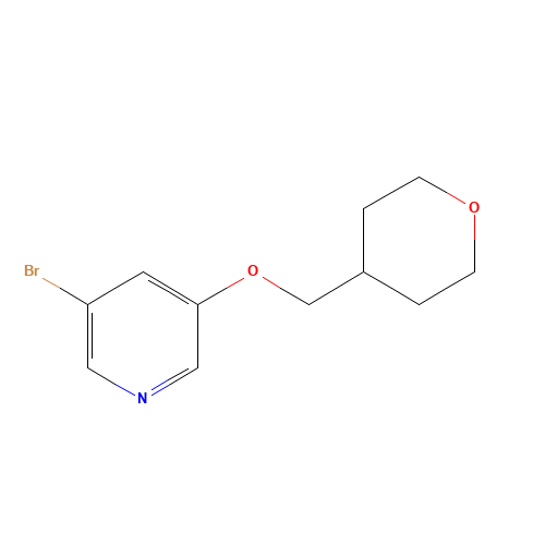 3-bromo-5-(oxan-4-ylmethoxy)pyridine (CAS: 1135041-76-7) - Related Chemical Product