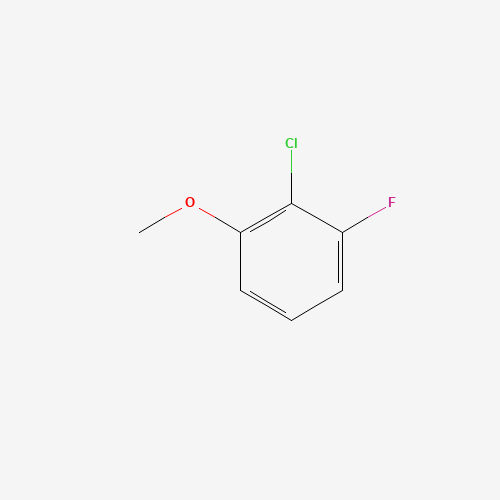 2-chloro-1-fluoro-3-methoxybenzene (CAS: 446-60-6) - Chemical Structure and Molecular Formula 