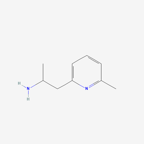 1-(6-methylpyridin-2-yl)propan-2-amine (CAS: 71271-62-0) - Chemical Structure and Molecular Formula 