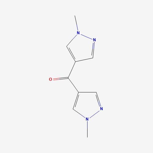 bis(1-methylpyrazol-4-yl)methanone (CAS: 67088-78-2) - Chemical Structure and Molecular Formula 