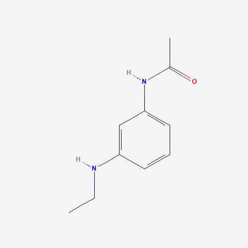 N-[3-(ethylamino)phenyl]acetamide (CAS: 41378-27-2) - Chemical Structure and Molecular Formula 