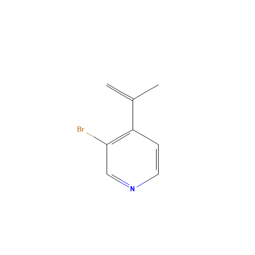 3-bromo-4-prop-1-en-2-ylpyridine (CAS: 1357094-97-3) - Related Chemical Product