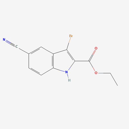 ethyl 3-bromo-5-cyano-1H-indole-2-carboxylate (CAS: 1245648-72-9) - Related Chemical Product