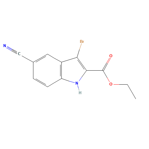 ethyl 3-bromo-5-cyano-1H-indole-2-carboxylate (CAS: 1245648-72-9) - Related Chemical Product