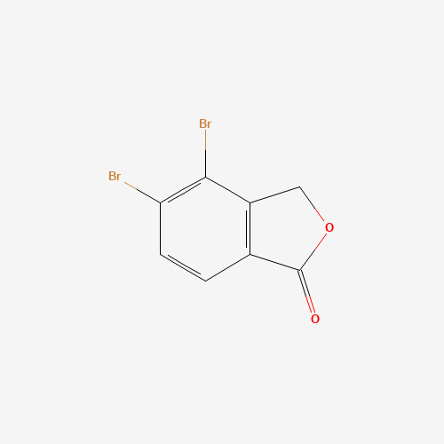 4,5-dibromo-3H-2-benzofuran-1-one (CAS: 346465-29-0) - Chemical Structure and Molecular Formula 