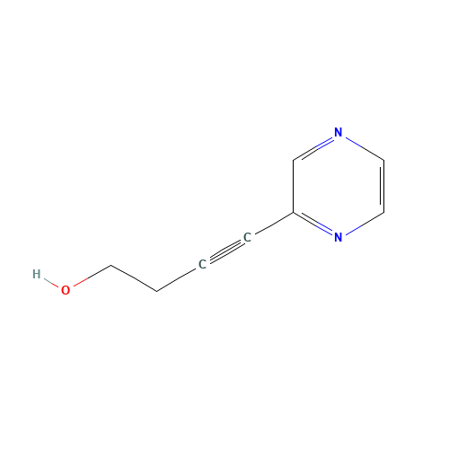 4-pyrazin-2-ylbut-3-yn-1-ol (CAS: 873324-93-7) - Related Chemical Product