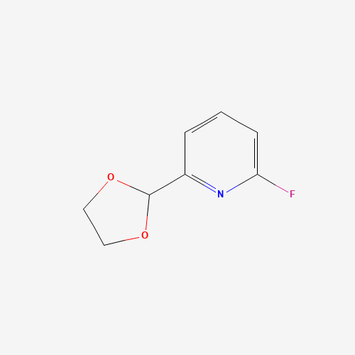 2-(1,3-dioxolan-2-yl)-6-fluoropyridine (CAS: 208111-44-8) - Related Chemical Product