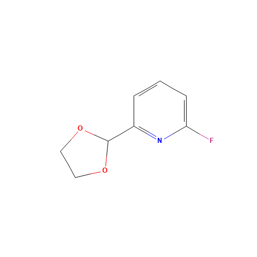 2-(1,3-dioxolan-2-yl)-6-fluoropyridine (CAS: 208111-44-8) - Related Chemical Product