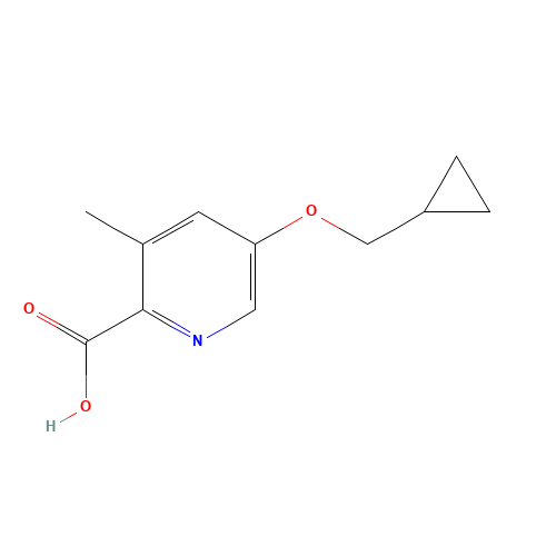 5-(cyclopropylmethoxy)-3-methylpyridine-2-carboxylic acid (CAS: 1431534-33-6) - Related Chemical Product