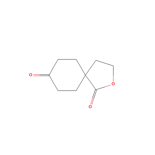 2-oxaspiro[4.5]decane-1,8-dione (CAS: 67132-93-8) - Chemical Structure and Molecular Formula 