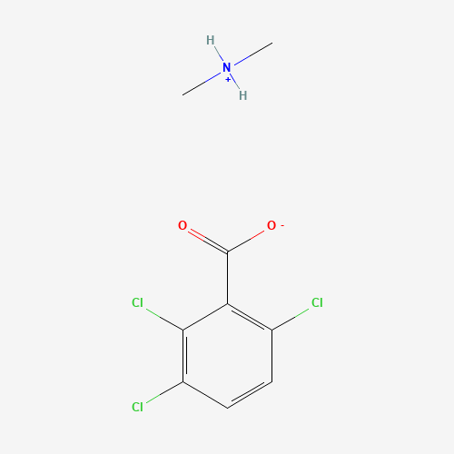 dimethylazanium;2,3,6-trichlorobenzoate (CAS: 3426-62-8) - Chemical Structure and Molecular Formula 