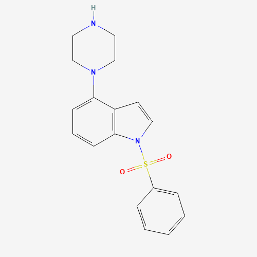1-(benzenesulfonyl)-4-piperazin-1-ylindole (CAS: 412049-71-9) - Related Chemical Product
