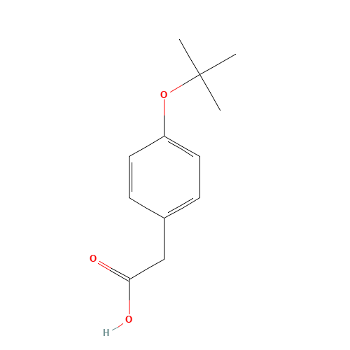 2-[4-[(2-methylpropan-2-yl)oxy]phenyl]acetic acid (CAS: 135066-21-6) - Related Chemical Product