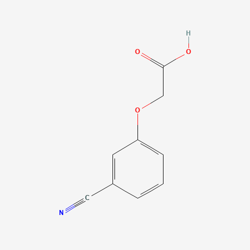 2-(3-cyanophenoxy)acetic acid (CAS: 1879-58-9) - Chemical Structure and Molecular Formula 