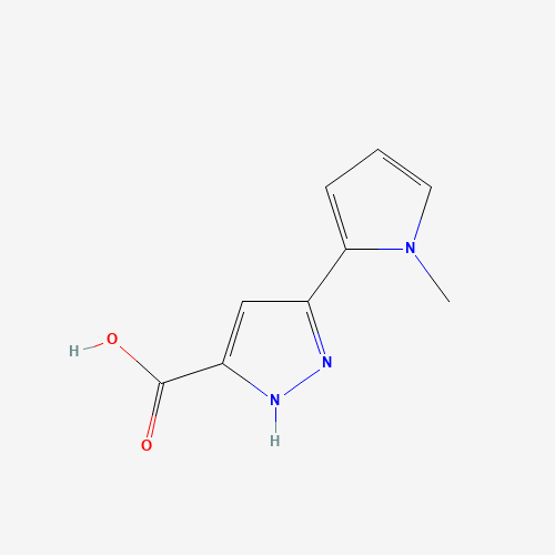 3-(1-methylpyrrol-2-yl)-1H-pyrazole-5-carboxylic acid (CAS: 909858-38-4) - Related Chemical Product
