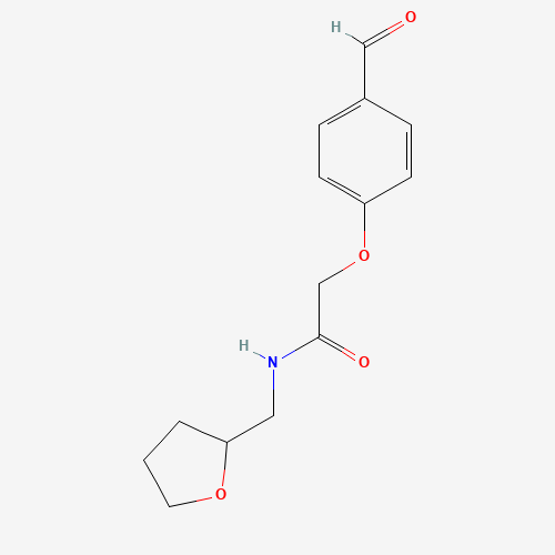2-(4-formylphenoxy)-N-(oxolan-2-ylmethyl)acetamide (CAS: 680992-22-7) - Related Chemical Product