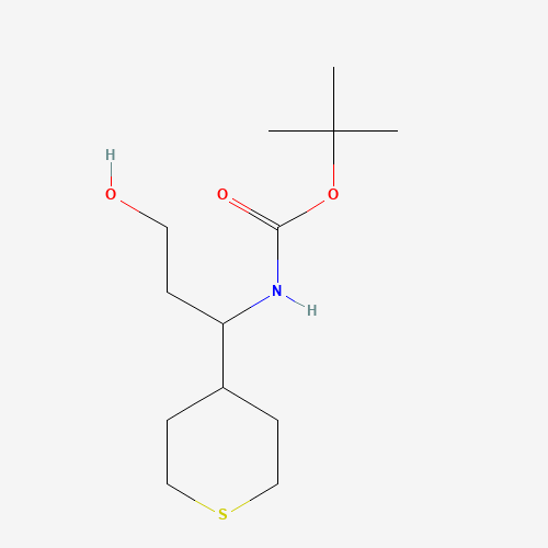 tert-butyl N-[3-hydroxy-1-(thian-4-yl)propyl]carbamate (CAS: 898405-01-1) - Related Chemical Product