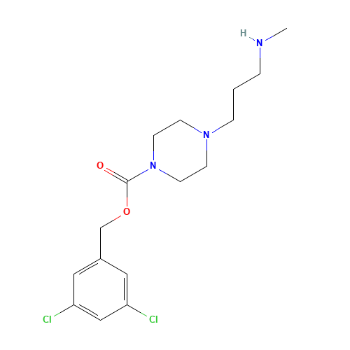 (3,5-dichlorophenyl)methyl 4-[3-(methylamino)propyl]piperazine-1-carboxylate (CAS: 1613513-32-8) - Related Chemical Product
