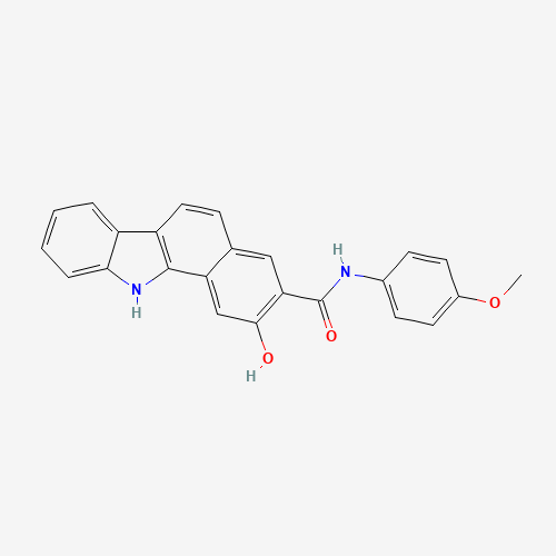 2-hydroxy-N-(4-methoxyphenyl)-11H-benzo[a]carbazole-3-carboxamide (CAS: 86-19-1) - Related Chemical Product
