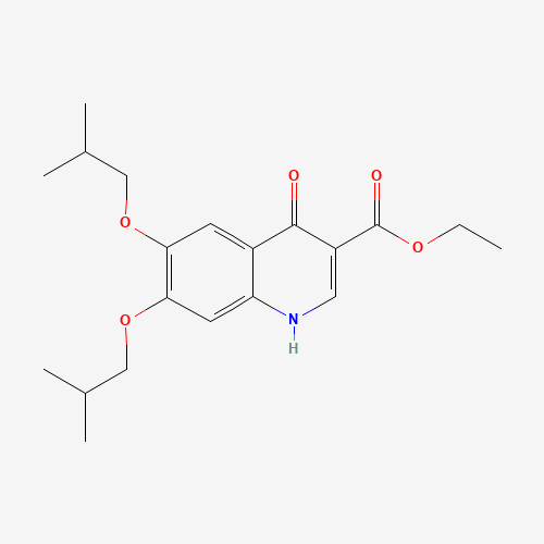 ethyl 6,7-bis(2-methylpropoxy)-4-oxo-1H-quinoline-3-carboxylate (CAS: 5486-03-3) - Related Chemical Product