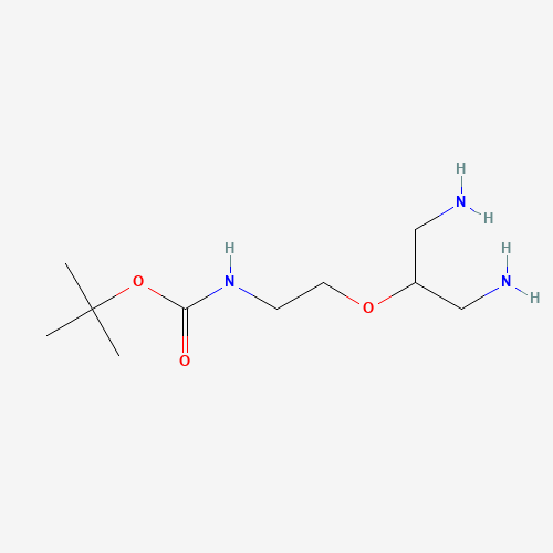 tert-butyl N-[2-(1,3-diaminopropan-2-yloxy)ethyl]carbamate (CAS: 1382991-14-1) - Related Chemical Product