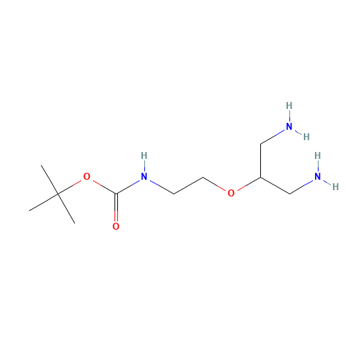 tert-butyl N-[2-(1,3-diaminopropan-2-yloxy)ethyl]carbamate (CAS: 1382991-14-1) - Related Chemical Product