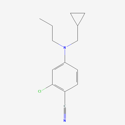 2-chloro-4-[cyclopropylmethyl(propyl)amino]benzonitrile (CAS: 821776-58-3) - Related Chemical Product