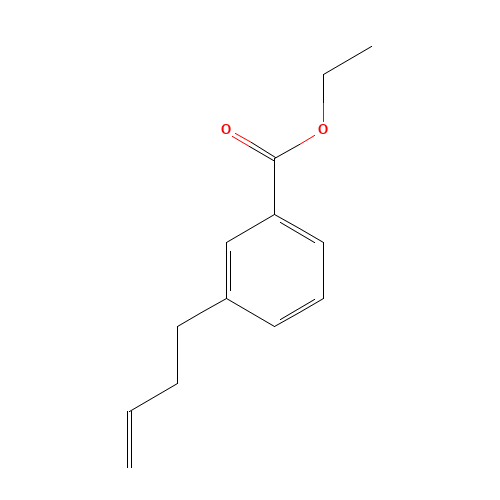 ethyl 3-but-3-enylbenzoate (CAS: 731772-84-2) - Chemical Structure and Molecular Formula 