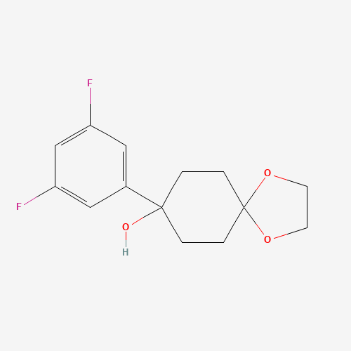 8-(3,5-difluorophenyl)-1,4-dioxaspiro[4.5]decan-8-ol (CAS: 155366-01-1) - Related Chemical Product