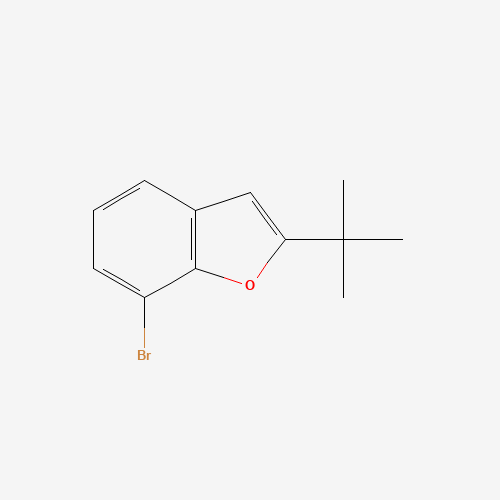 7-bromo-2-tert-butyl-1-benzofuran (CAS: 952593-24-7) - Chemical Structure and Molecular Formula 