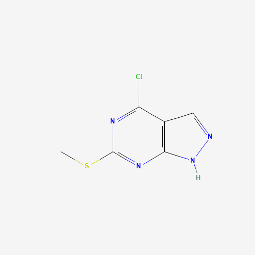 4-chloro-6-methylsulfanyl-1H-pyrazolo[3,4-d]pyrimidine (CAS: 85426-79-5) - Related Chemical Product
