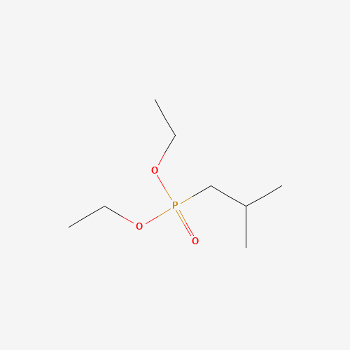 1-diethoxyphosphoryl-2-methylpropane (CAS: 50655-63-5) - Chemical Structure and Molecular Formula 