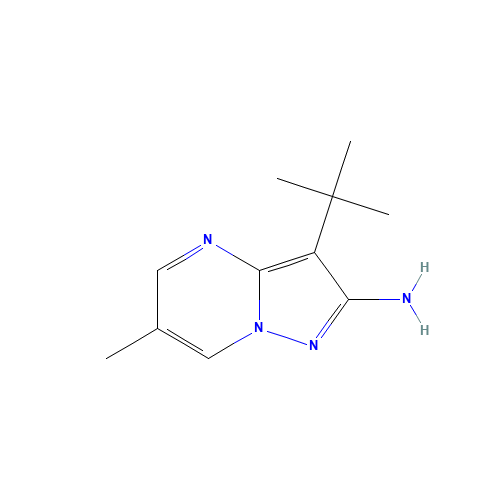 3-tert-butyl-6-methylpyrazolo[1,5-a]pyrimidin-2-amine (CAS: 1375088-07-5) - Related Chemical Product