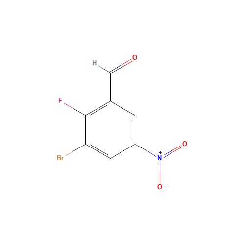 3-bromo-2-fluoro-5-nitrobenzaldehyde (CAS: 1326714-51-5) - Related Chemical Product