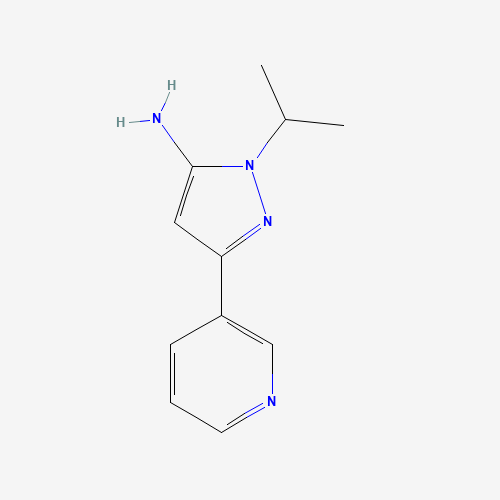 2-propan-2-yl-5-pyridin-3-ylpyrazol-3-amine (CAS: 91215-26-8) - Related Chemical Product