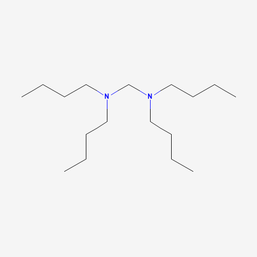 N,N,N',N'-tetrabutylmethanediamine (CAS: 20280-10-8) - Chemical Structure and Molecular Formula 